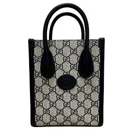 Mini Tote Bag Gucci GG Supreme Nero