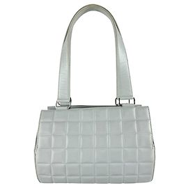 Borsa a tracolla in pelle azzurro Chanel Blu chiaro
