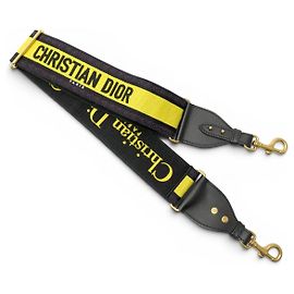 NEW CHRISTIAN DIOR SHOULDER STRAP CANVAS YELLOW 82-122 SHOULDER STRAP Yellow