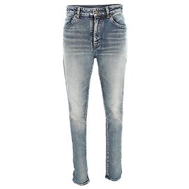 Saint Laurent Slim Light Wash Jeans in Light Blue Denim  Blue Light blue
