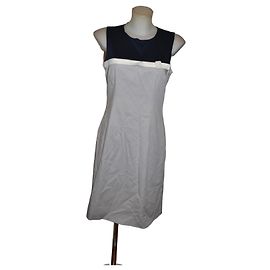 Vestido midi de algodón Paule Ka Multicolor