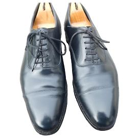 Autre Marque Crockett & Jones Oxford pelle box nera Nero