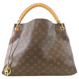 Borsa a Spalla Louis Vuitton Monogram Artsy MM Marrone Monogramma