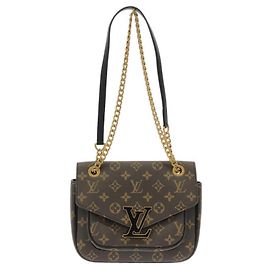 Bolsa de Ombro Louis Vuitton Monogram Passy Marrom