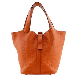 Hermès Bolsa Hermes Picotin PM Laranja