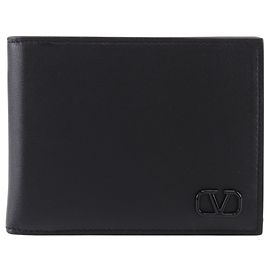 Valentino Garavani Bifold Wallet with Money Clip Black