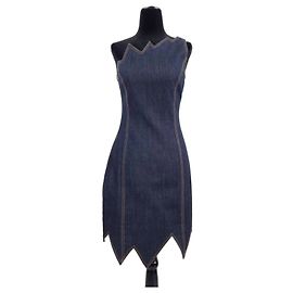 Moschino Cheap and Chic Denimkleid Fiamma Blau