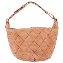 Chanel Cloudy Bundle Hobo aus gestepptem Lammleder Orange