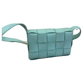 Bolsa Bottega Veneta Small Cassette Azul Celadon Azul