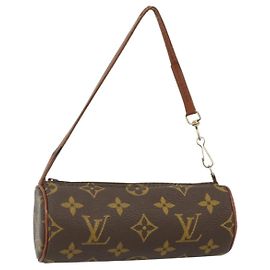LOUIS VUITTON Pochette Monogram Papillon LV Auth 177296 Monograma
