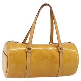 LOUIS VUITTON Sac à main Monogram Vernis Bedford Beige M91006 LV Auth 177215 Beige