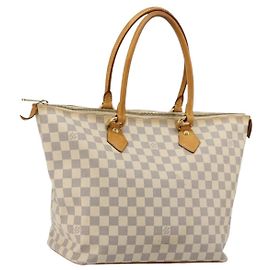 LOUIS VUITTON Sac cabas Damier Azur Saleya MM N51185 LV Auth 177559 Autre