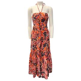 Vestido midi halter Adelle Rust da A.L.C. Marrom