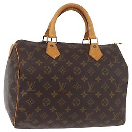 LOUIS VUITTON Bolsa Monogram Speedy 30 M41526 LV Auth 175538A Monograma