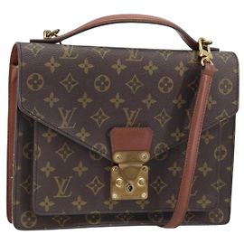 LOUIS VUITTON Sac à main Monogram Monceau 28 2way M51185 LV Auth ARZ599 Monogramme