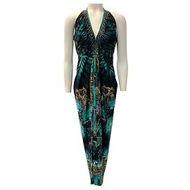 Halterneck-Kleid Camilla Green Multi Wicked Defy Gravity Grün
