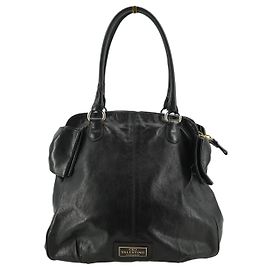 Valentino Garavani Black Leather Large Tote Shoulder Bag with Bows Black