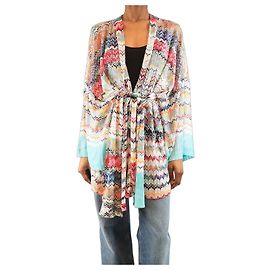 Missoni Multi Zig Zag Cardigan - Größe S Mehrfarben