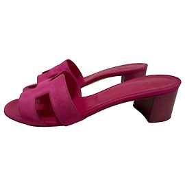 Hermès Oasis Daim Rose Rose