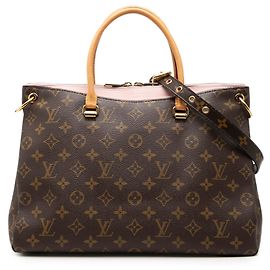 Louis Vuitton Marrone Monogram Pallas MM Marrone