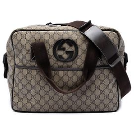 Valigetta Gucci Beige GG Supreme Interlocking G Beige