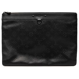 Pochette Discovery Louis Vuitton Monogram Shadow negro Negro