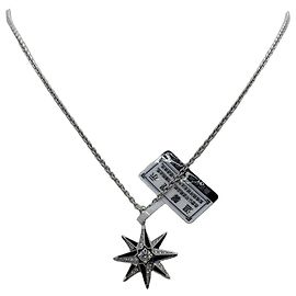 Dior Colar Classic Lucky Star com Diamantes Prata