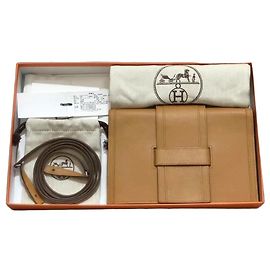 Bolsa Hermès H Passant em couro - Chocolate Marrom