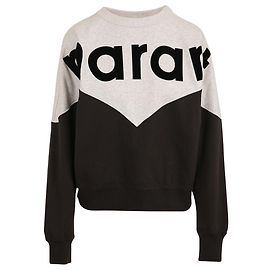 Isabel Marant Houston Logo Sweatshirt Schwarz