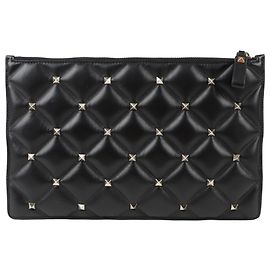 Valentino Garavani Clutch Candy con borchie Nero