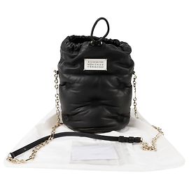 Maison Martin Margiela Borsa a tracolla a secchiello Glam Slam Nero