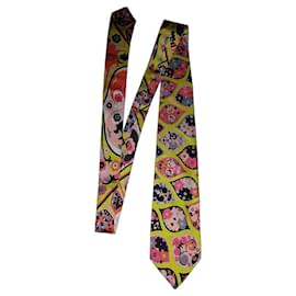 Corbata de seda Emilio Pucci Multicolor