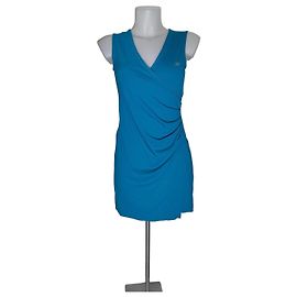 Blumarine Beachwear Mini-Kleid Hellblau