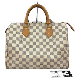 Louis Vuitton Speedy Handbag Damier 30 White