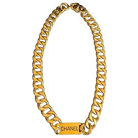 Collar de Cadena Maxi Chanel Vintage Dorado