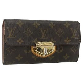 LOUIS VUITTON Monogram Etoile Portefeiulle Sarah Long Wallet M66556 Auth bs35085 Monogram