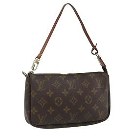 LOUIS VUITTON Monogram Pochette Accessoires Tasche M51980 LV Auth 177301 Monogramm