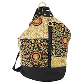 VERSACE Schultertasche Canvas Multicolor Gold Authentisch BA12046A Mehrfarben Golden