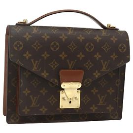 LOUIS VUITTON Bolso Monogram Monceau 28 M51185 LV Auth 178656 Monograma