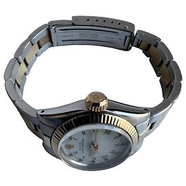 Rolex Oyster Perpetual Two-Tone Silber Golden