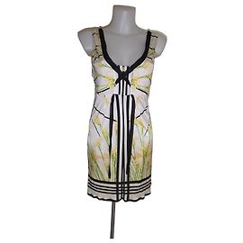 Vestido Roberto Cavalli Class Estampado Floral Multicolor