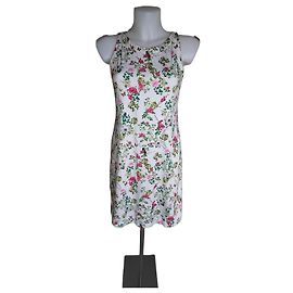 Blumarine Minikleid Rosen-Print Mehrfarben