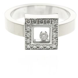 Bague Happy Diamonds de Chopard en or blanc Argenté