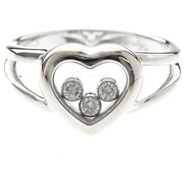 Chopard Happy Diamonds Ring aus 18K Weißgold Silber