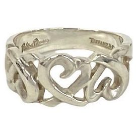 Tiffany & Co Tiffany Triple Loving Heart Ring Silvery