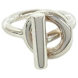 Hermès Anillo Echappé de HERMES en plata de ley Plata