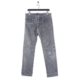 Dior Homme by Hedi Slimane Repaired Denim Jeans Grey