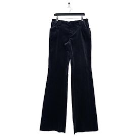 Gucci by Tom Ford 2000s Flared Velvet Pants Black