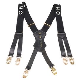 Suspensorio Chanel Coco Mark Preto Dourado