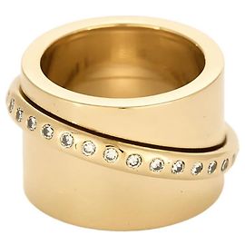 Dinh Van Ariane 18K Yellow Gold Diamond Ring Yellow